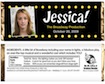 personalized broadway theme candy bar wrapper